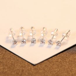 New Fashion Set Stud Earrings S925 Silver Needle 3A Zircon Brand Earrings European and American Hot Popular Women Care Earhole High end Earrings Jewellery Gift spc