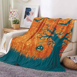 Blankets Camouflage Blue Camo Blanket Warm Fleece Soft Flannel Armed Army Throw Blankets for Bedroom Sofa Car Spring Blankets 230329