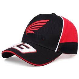 Motorbike Baseball Hat Designer Hon Letters Embroidered Offroad Racing Motorcycle Cap Fashion Street Cap for Men Women