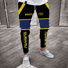 Mens Pants Trousers Oversized Sport Pant WRC Outdoor Extreme Sports Bottoms WUBARU Team Rally Clothing Youth Cycling Clothes 230329