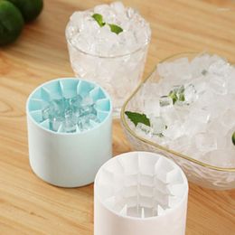 Baking Moulds 1Pcs Ice Bucket Cup Mould Cubes Tray Food Grade Quickly Freeze Silicone Maker Creative Whiskey Beer