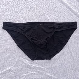 Underpants Men Briefs Ice Silk Bikini Slip Homme Elasticity Underwear Male Pouch Boxer Brief Panties Seamless Breathable Thin
