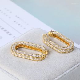 Hoop Earrings European And American Fashion Jewellery Three-dimensional U-shaped Stud Jewelrys For Women