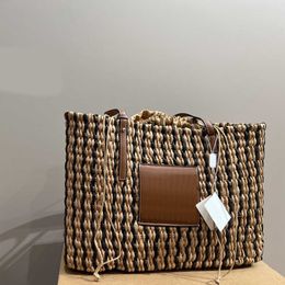 beach bags women summer designer beach bag Luxury shopping handbags Straw Basket Tote Bohemia Travel Shoulder Bag Woven Crossbody Purses 230318