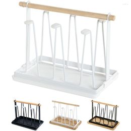 Hooks Mug Drying Rack Stand Iron Drainer Holder Tree For Mugs Glasses Bottles Home Kitchen Organizer