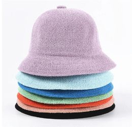 Wholesale design custom embroidery acceptable spot sun hat breathable knitted mesh terry cloth bucket hat DF144