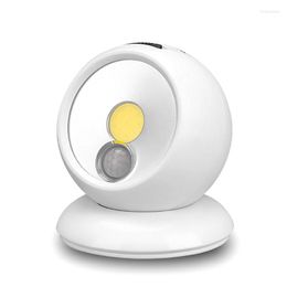 Night Lights H7JB Ball LED Power 360 Degree Rotation Magnetic Battery Light Torch Motion Sensor Safe Touch Surface