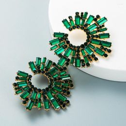 Stud Earrings Elegant 1 Pair Beautiful Flower Shape Vintage Accessory Drop Sparkling For Banquet