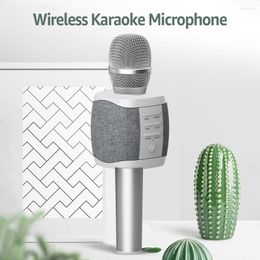 Microphones TOSING 027 Karaoke Microphone Wireless Singing Machine With Bluetooth Speaker For Cell Phone/PC Portable Handheld Mic