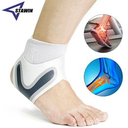 Ankle Support 1 PC Sport Ankle Stabiliser Brace Compression Ankle Support Tendon Pain Relief Strap Foot Sprain Injury Wraps Running Basketball 230328