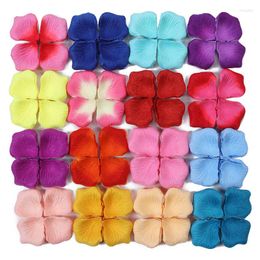 Decorative Flowers Reusable Silk Fabric Rose Artificial Wedding Valentines Day Party Decoration Table Petals Confetti