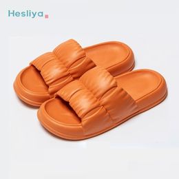 Slippers Womens Soft Sole Cloud Summer Beach Flip Flops Thick Platform Slipper Women Korean Eva Slides for Home Sandals Woman 230329