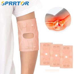 Elbow Knee Pads One silicone magnetic therapy elbow compression support sleeve for joint pain relief tennis golf and tennis elbow pads 230329