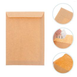 Gift Wrap 50 Pcs Brown Envelopes Kraft Paper Bag Blank Classic Envelope Packages Storage