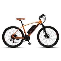 21-Speed 26" Electric Bike Electric Mountain Bikes With 36V/10.4Ah Lithium Battery