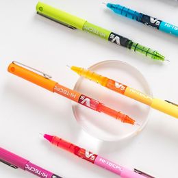 Pcs Pilot V5 Gel Pen 0.5mm Needle Liquid Ink Pens Water-based Writing Drawing Liner Stationery Office School Supplies E6911