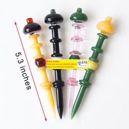 New Design Glass Dabber Wax Dab Carb Cap Wax Dab Tool for Glass Bong smoke acccessory