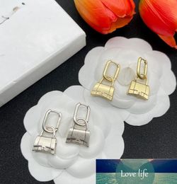 Top Lock Pendant Women Designer Studs Titanium Steel Lover Earrings Gold Silver Colours Hoop For Fashion Jewellery