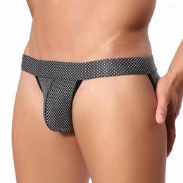 Underpants Men Jock Strap Convex Pouch Breathable Underwear Swimming Trunks Briefs Erotic Thong Panties Underclothes