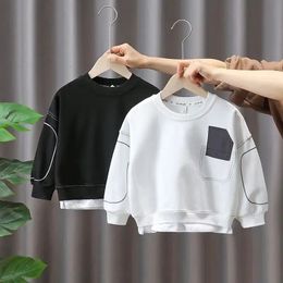 Jackets VIDMID Boy s sweaters clothes children s bottom fashion loose baby boys spring autumn casual cotton tops P767 01 230329