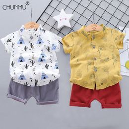 Clothing Sets Fashion Baby Mens Summer Casual Top Shorts 2PCS Boys Childrens 230329