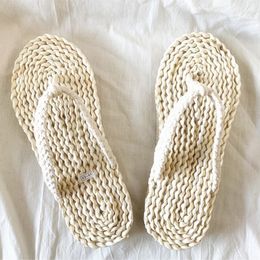 Slippers Hand Made Massage Comfortable Japanese Shoes Man Straw Flip Flops Luffy Onepiece Cosplay Costumes 230329
