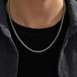 Chains Punk Style Stainless Steel Chain Necklace For Women Men Fashion Hip Hop Jewelry Accessories