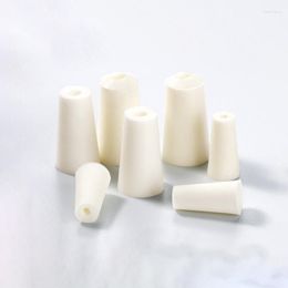 20pcs Lab Silicon Stopper Test Tube Hollow Plug Silica Gel Without Sand Core For Experiment