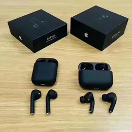 Apple Airpods Pro Black Earphones Airpod Pros Bluetooth Headset Airpods 2 Kopfhörer Wireless Bluetooth Rename GPS Noise Cancelling Kopfhörer mit Logo