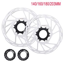 Bike Groupsets IIIPRO Bicycle Centerlock Rotor Disc Brake Ultraligh Hollow Cooling 140160180mm Centre Lock with Ring 230329