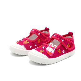 Athletic Outdoor JGVIKOTO Cute Girls Canvas Shoes Soft Sports Shoes Kids Running Sneakers Candy Colour With Cartoon Rabbit Carrots Floral Prints W0329