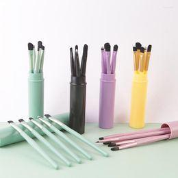 Makeup Brushes 5pcs/set In Barrels Soft Professional Eyeshadow Eyeliner Eyebrow Lips High Quality Brush Tool Kit