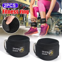 Ankle Support 2piece sports ankle strap fitness ankle support pad Dring ankle cuff for gym exercise cable machine leg exercises 230329