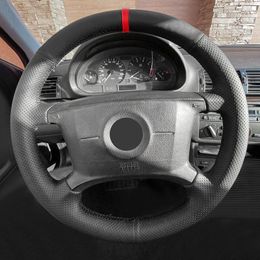 Steering Wheel Covers For 3 5 Series E36 E46 E39 1995 - 2003 X3 E83 X5 E53 2000 2006 Car Interior Cover Perforated Leather Trim