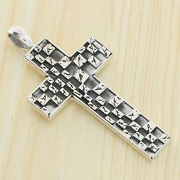 B52 S925 Sterling Silver Pendant Personalised Fashion Simple Couple Creative Cross Flower Letter Net Red Hip Hop Punk Style Jewellery Lover Gift