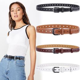 Belts Fashion Metal Buckle Dress Lady Girls Waist Leisure Waistband PU Leather Ketting