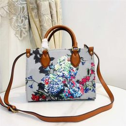 designer tote bag Empreinte Golden Flowery Floral Garden Collection Double Totes Leather Shoulder Handbags with Adjustable Straps Cross body M45659 Women Bag