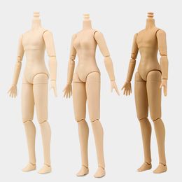 Doll Bodies Parts OB24 Blyth Dolls Body for ICY Moveable joints Boy Girl doll 19 joint azone s pure neemo 16 BJD ob24 anime girl 230329