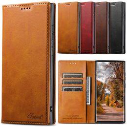 Classic Wallet Flip Leather Case For Samsung Galaxy Note 9 Note 20 Ultra Note 10 Plus Book Flip Phone Case Cover