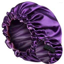 Beanies Beanie/Skull Caps Satin Bonnet Sleep Cap Extra Large Double Layer Reversible Adjustable Turban Hat XX9D Scot22