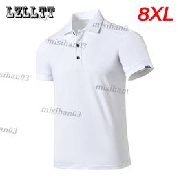 Men's Polos Summer Breathable Cotton Shirts Casual Solid Colour Slim Fit Fashion Business Male Dropshipping Y2303