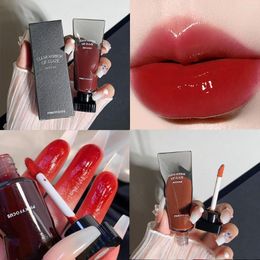 Lip Gloss HEALLOR Sexy Red Mirror Glaze Moisturising Glossy Non-stick Cup For Girls Lipstick Women Makeup Cosmetic Tint