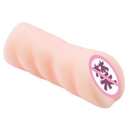 Massager sex toy masturbator Yuechao/YUECHAO Straight Silicone Aircraft Cup Inverted Adult Sex Products Masturator