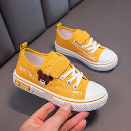 Athletic Outdoor Toddler Girl Sneakers Children Canvas Shoes Breathable Soft Soled Sport Sneaker for Kids Boy Flats Casual Shoes Fashion 2023 New W0329