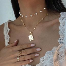 Chains Book Clavicle Chain Star Moon Pattern Necklace Valentines Day For Girls Lover