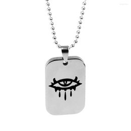Pendant Necklaces Dog Tag Necklace Keychain Neverwinter Nights 2 Stainless Steel Charm Jewellery Gift For Game Fans Acc