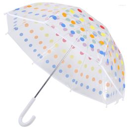 Umbrellas Kid's Clear Bubble Umbrella Men's And Women's Children's Transparent Long Handle Fashion