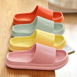 Slippers Womens Home Indoor Platform Slides Shoes Summer Flipflops Bathroom Sandals Men Nonslip EVA Slipper for Couple 230329