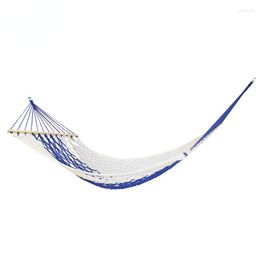 Camp Furniture Outdoor Hammock Double Cotton Rope Net Couple Mesh Breathable Swing Frame Hanging Chair