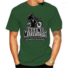 Men's T Shirts Motorcycle Tops T-shirt Moto Biker Vintage Black Streetwear Custom Adult Funky Tees Cotton Letter Clothes Printed